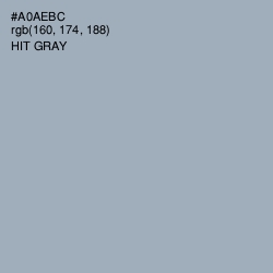 #A0AEBC - Hit Gray Color Image